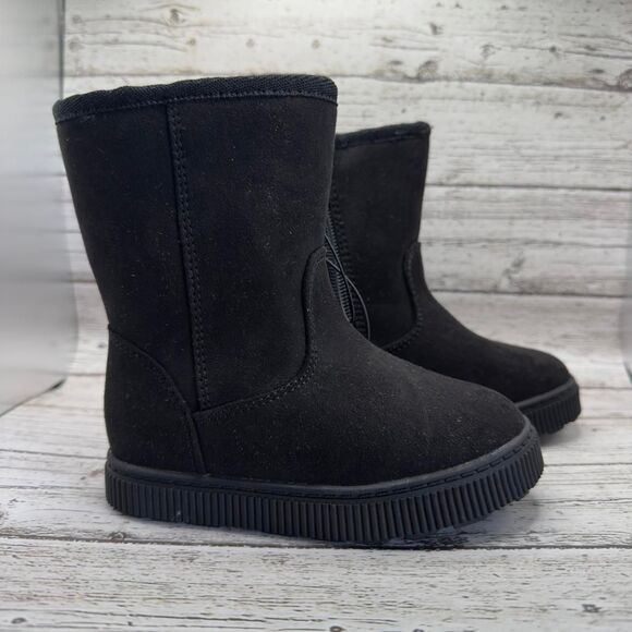 Cat & Jack Toddler Girls Pip Shearling Style Boots - Picture 2 of 4